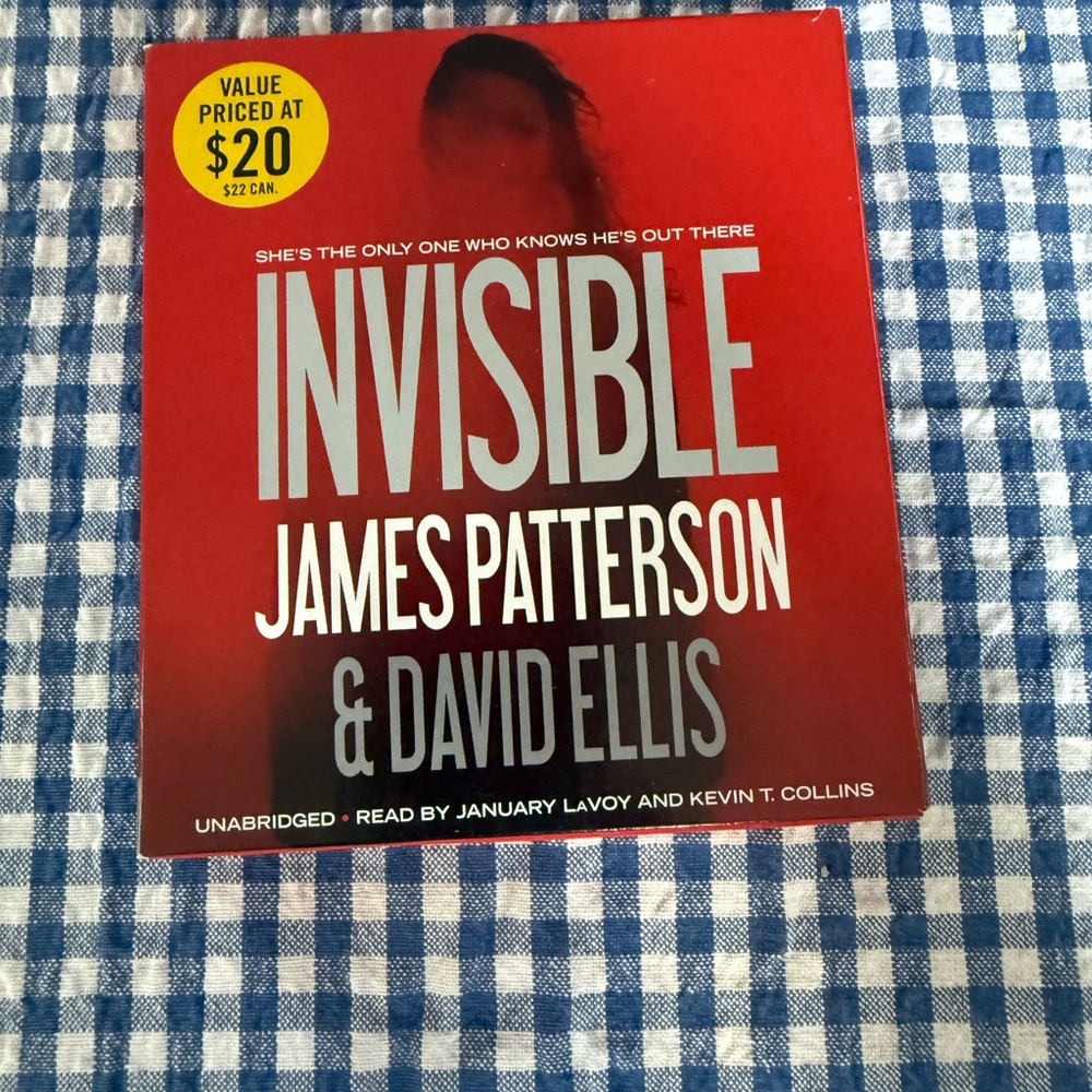 "Invisible" 8 disc audiobook by James Patterson & David Ellis (Invisible #1)
